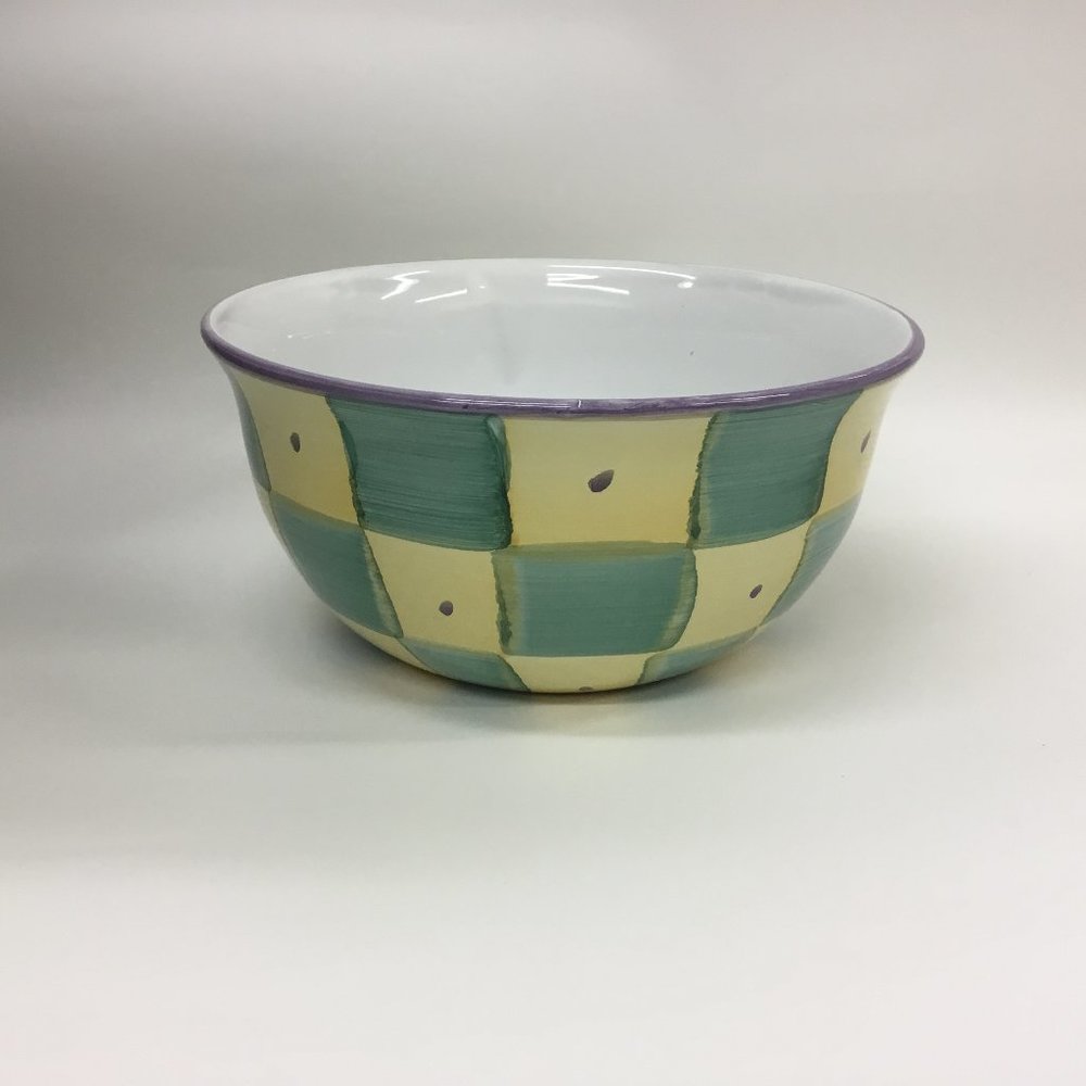VTG Pottery Barn Sunnyside Serving Bowl Green